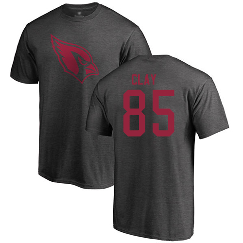 Arizona Cardinals Men Ash Charles Clay One Color NFL Football #85 T Shirt->nfl t-shirts->Sports Accessory